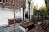 Another view of the patio but with the fountain in the background 