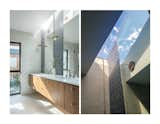 Master Bath | Hidden behind the louvers, the master bath embraces the suns path throughout the day