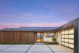 Entry Court | The confluence of materials and visual permeability signify the homes entry