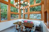 Dining Room, Table, Chair, Pendant Lighting, and Ceiling Lighting Eating nook/Dining room  Photo 5 of 10 in Whistler Residence by Robert Pashuk Architecture
