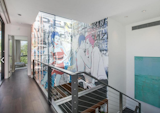Mural in upper landing by local artist Alejandro Gehry