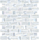 White Recycled Iridescent Glass Tile

http://www.susanjablon.com/mbs40-402a.html
