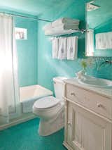Surround yourself in the gorgeous, jewel-toned color of Caribbean water with our 5/8" Sea Foam Green Iridescent Glass Tile (SKU# 938470). http://ow.ly/9im830iG7dL #tile #mosaictile #glasstile #bluetile #bluebathroom #modernbathroom #bathroomideas #bathroompics #bathroom #bathroomupdate #bathroomremodel #colorfulbathroom #iloveblue #customtile #homedecor #bathroomdecor #homeinterior #interiordesign #elegantbathroom #eleganthome #homedesign #masterbathroom #guestbathroom #decor