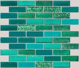 Tile of the Day: The Emerald City
Immerse yourself in this rich and rejuvenating blend of metallic, frosted, dichroic and glossy tiles in various shades of teal green and stunning turquoise. 
http://ow.ly/oLCl30kytFq
@susanjablonmosaics
#tile #tiles #customtile #greentile #emeraldtile #mosaictile #custombacksplash #backsplash #kitchen123 #kitcheninspo #bathroominspo #bathroom123 #opulenthome #opulentdecor #opulenttile #interiordesign #design123 #decor #kitchendecor #bathroomdecor #homedecor #interiordesigner #susanjablon #subwaytile #homestyle #instastyle #instahome #glasstile #homedesign