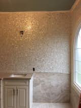 Denise from North Carolina is in the process of installing Susan Jablon's Ivory White Mother of Pearl Tile in her #bathroom. The #tile, she says, "is the focal point of the room." How #opulent is that?!
https://www.susanjablon.com/mbs10-047a.html