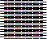 Susan Jablon’s 1/4” Black Iridescent Stained Glass Subway Tile 