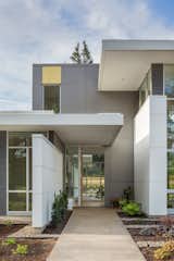 Entry with immediate views out to the back courtyard