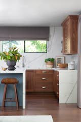 The kitchen is as inviting as it is to navigate.