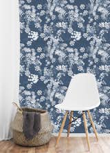 Josephine Blue - Floral Wallpaper designed by Sadiq Garcia Design. Pattern created from photographs from our Victorian garden. 