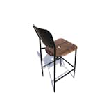L33 Resto Bar Stool w/ Walnut Seat 
Available custom colours, upholstery and solid wood seats