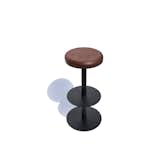 L93 Centric Bar Stool : Walnut 
Available in 6 stock colors with solid Oak or Walnut seat. 