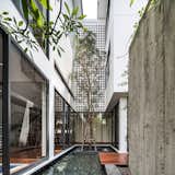 the architectural language of the building is articulated within the relationship among the small open courtyards