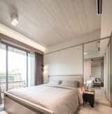 Bedroom connected to the terrace