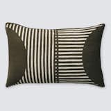 The Citizenry Demi Mud Cloth Lumbar Pillow - Olive