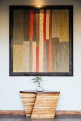 Hull Side Table by Masaya & Co.  Plantation grown teak & Rosita Walnut top.