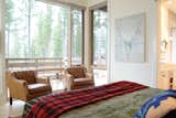 View From Master Bedroom 2 with Art by Micah Crandall-Bear, Martis Camp Residence by Jill Dudensing Lifestyle + Design