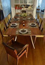 Custom Dining Table by Rob Zinn for blankblank, Redecoration of Elegant East Sacramento Residence by Jill Dudensing Lifestyle + Design  Photo 3 of 3 in Redecoration of Elegant East Sacramento Residence by Jill Dudensing Lifestyle + Design by Jill Dudensing Lifestyle + Design