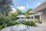 A private patio off the Master Suite was designed to allow the owners their own space away from guest and the main pool area.