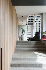 Staircase  Photos from Unexpected Bursts of Color Enliven a Midcentury Pad in Australia