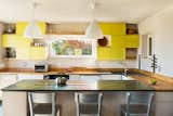 Kitchen, Wood, Colorful, Undermount, Cooktops, Recessed, Dishwasher, and Pendant  Kitchen Wood Undermount Dishwasher Pendant Colorful Photos from GO Home Takes the Passive House Approach to Prefab