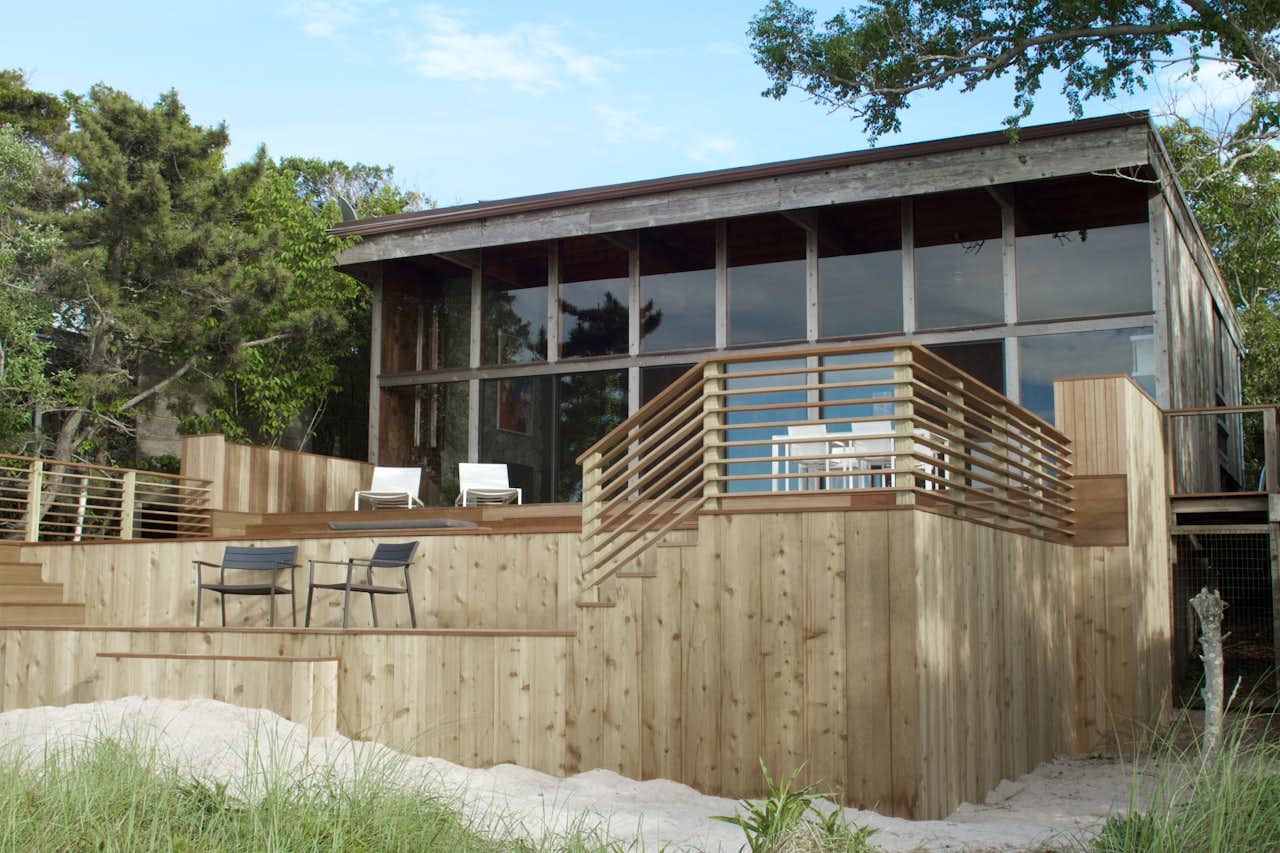 A Respectfully Renovated Modern Beach House on Fire Island Asks 1.8M