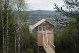 Unwind in a Simple Swedish Cabin With a Meditative Lookout on the Roof