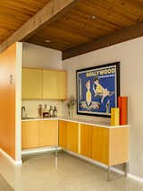 Dining Room, Bar, Ceiling Lighting, and Storage  Photos from Reinvigorating a Classic Midcentury Home in Portland
