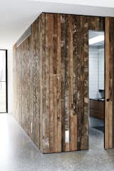 Bath Room, Ceramic Tile Wall, and Concrete Floor  Photo 5 of 9 in Recycled Wood Stars in an Ogle-Worthy Renovation in Australia