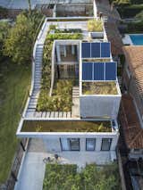 In the dense municipality of&nbsp;San Isidro, Argentina,&nbsp;Buenos Aires–based firm BAM! Arquitectura built the MeMo House, which is made from reinforced&nbsp;concrete and features&nbsp;garden space&nbsp;on all three levels. An undulating "system of green ramps," as the architects describe it, creates a garden terrace that flows from floor to floor.&nbsp;The green roofs are largely populated with native plants, requiring less water expenditure, and the homeowner also grows her own vegetables.&nbsp;