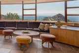 Living Room, Sofa, Coffee Tables, Storage, and Ottomans  Photo 6 of 15 in The Last House Designed by Frank Lloyd Wright Is Being Auctioned Without Reserve