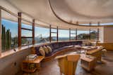 Living Room, Chair, Sofa, End Tables, Console Tables, Recessed Lighting, and Ottomans  Photo 5 of 15 in The Last House Designed by Frank Lloyd Wright Is Being Auctioned Without Reserve