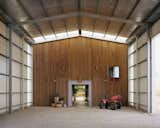 The entry leads into the garage, which separates the microclimate from the animal quarters. The farm has chickens, cows, pigs, ducks, and dogs to protect the premises from foxes and snakes.