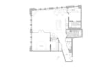 The Bare Essentials floor plan  Photo 16 of 16 in Before & After: A Converted Office in NYC Ditches Bland Interiors for Brick and Steel