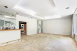 Monterey Hills Midcentury Ranch by Tony Wei Living Room Before