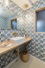 Monterey Hills Midcentury Ranch by Tony Wei Powder Room After