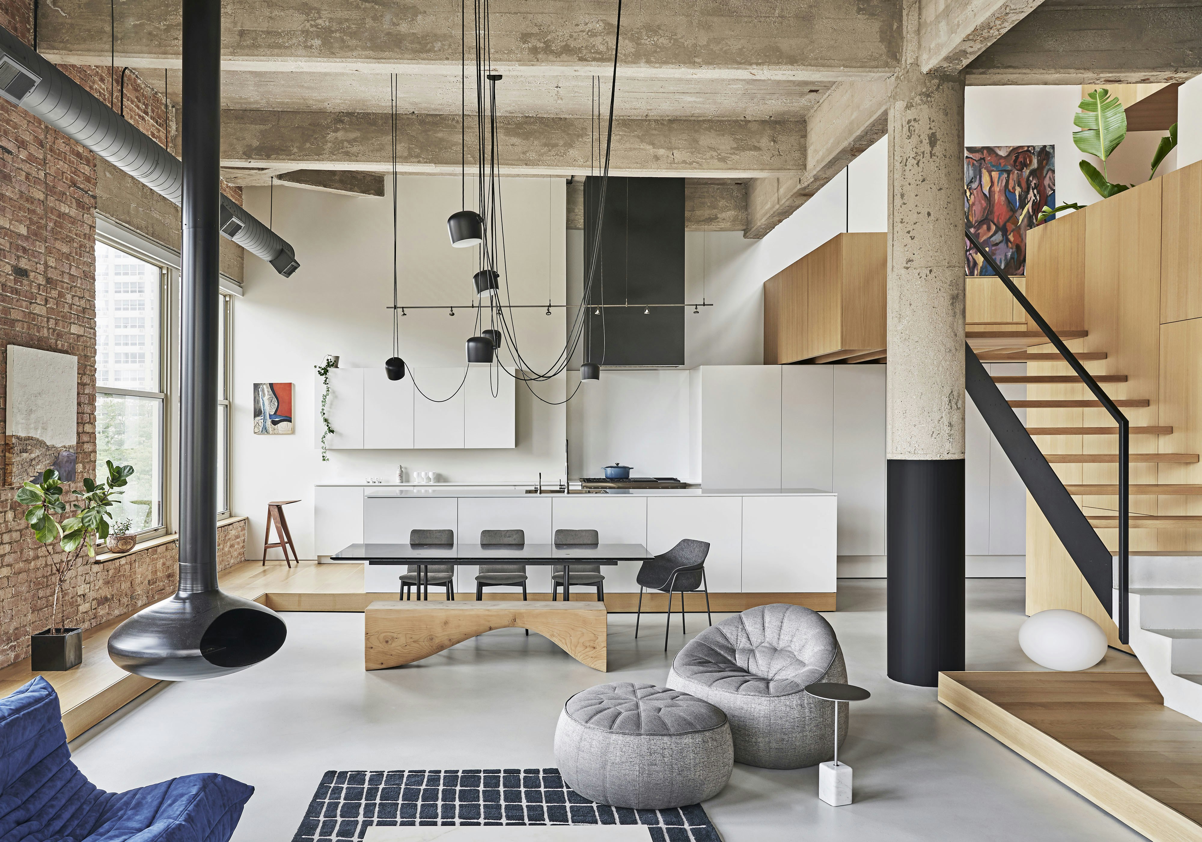 loft living space designs