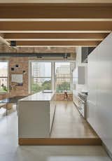 Elevating the kitchen on the platform also gives it a fantastic vantage point over Michigan Avenue.