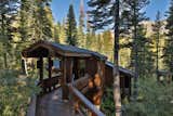 The cabin was designed in 1973 by Charles O. Matcham Jr., a local Tahoe architect.