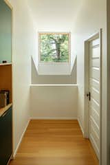 A view of the dormer from the upper level.