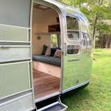Hudson Valley Airstream completed in "Roberta" in 2019, and it’s currently for sale. It’s a fully renovated, 29-foot Airstream Ambassador named for singer Roberta Flack, "because ‘Killing Me Softly’ was a hit in 1973, the same year this Airstream was made," says the studio.