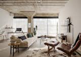 After: Living area in 18th Street Loft by Siol Studios