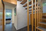 The lower level has three bedrooms and polished concrete floors.