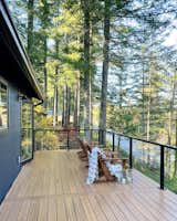 A new second-floor deck was wrapped in 2020, and at $25,000, a sizeable chunk of the budget. But worth it, considering it makes for a serene spot to sit and soak up the river and forest views. “The sound of the river rushing can’t be beat,” says Devlin.