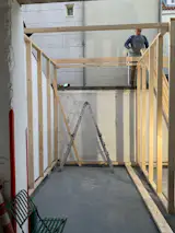 During: New framing allows the interior space to reach new heights.