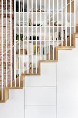 These stairs and their attendant storage solution replace a very narrow staircaise in a 1922 Portland bungalow.