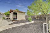 Before: There was an old jacuzzi structure and little landscaping.