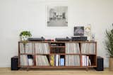 “Darrell loves listening to records, so he custom-designed a record console, and had that built,” says Hong.