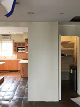 Before: To the right of the kitchen entry, there was a large closet that wasn’t utilized well.