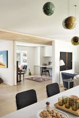 One corner of the Think Room can be opened to connect it to the entry, living, and dining room.