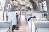 Dining Room of Loretta the Airstream by Glickman Schlesinger Architects
